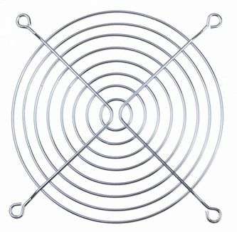 METAL FINGER GUARD SILVER 120mm FAN  170618