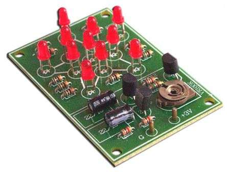 STAR FLASHER WITH 11 LED KIT 3VDC 26x56x15mm FK147