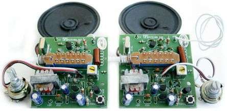 WALKY TALKY 27MHz 1 PAIR AND 2 SPEAKERS FK711