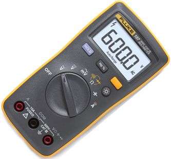 HAND HELD MULTIMETER DMM COMPACT PALM SIZE  FLUKE-107