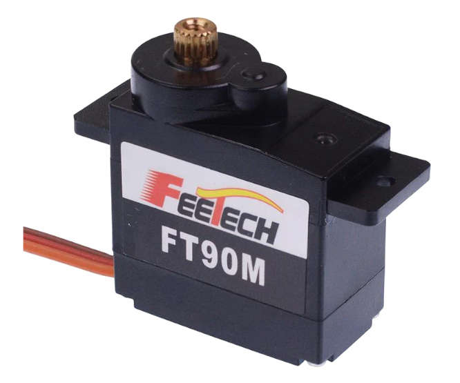 MOTOR SERVO 280-DEG 6V 150mA 23x12x25.5mm FT90M-FB