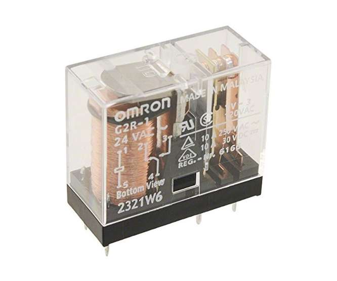 RELAY SPDT 10A 12VDC RECT 5PCB G2R-1 12DC