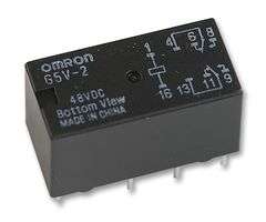 RELAY DPDT 2A 12VDC RECT 8PCB  G5V-2-12DC