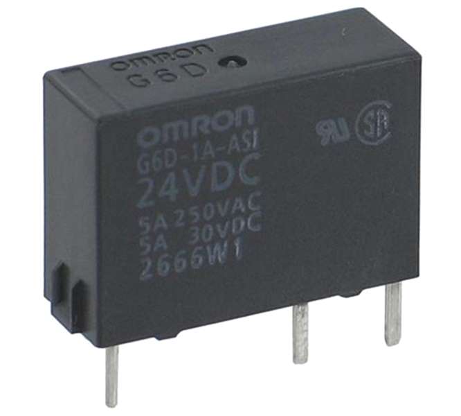 RELAY SPST 5A 12VDC RECT 4PCB G6D-1A-ASI DC12