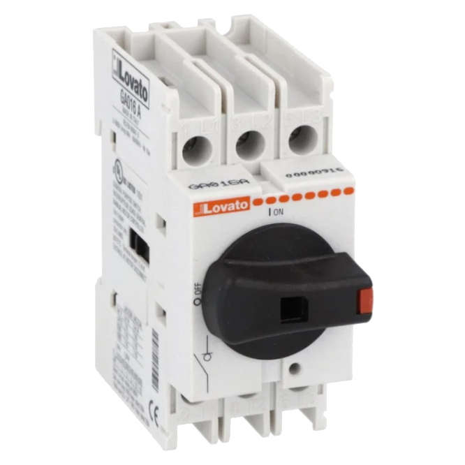 3P ISOLATOR SWITCH 40A 22KW IP65 ACTUATOR HANDLE GA040A