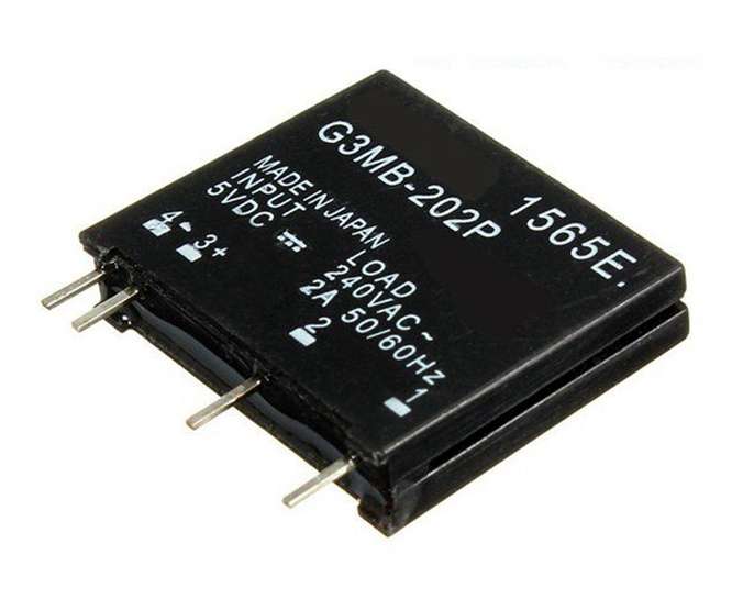 SOLID STATE RELAY I=5-24VDC O=240VAV 2A G3MB-202P / 25400005