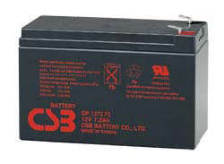 BATTERY SLA 12V 7.2A CSB F2=6.3mm GP1272-F2