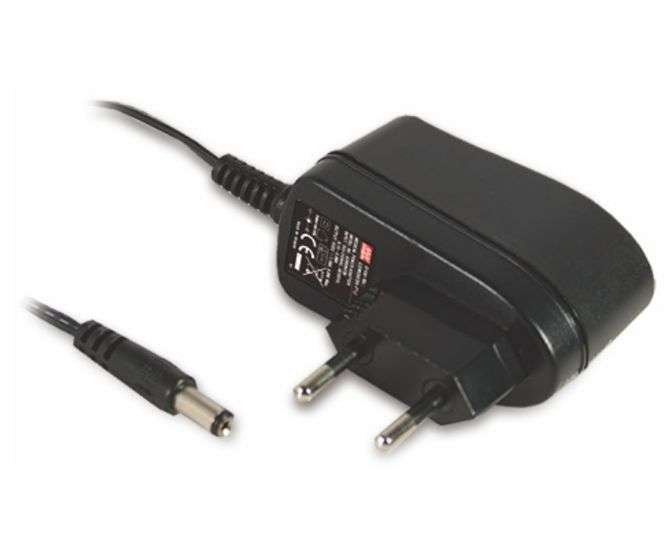 POWER SUPPLY W/M MED. I=220VAC O=6VDC 1A GSM06E06-P1J
