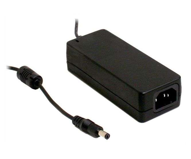 POWER SUPPLY D/T I=220 O=12V 5A 2.1 NO CORD GST60A12-P1J