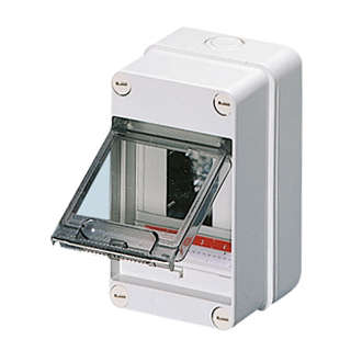 IP55 ENCLOSURE FLIP LID 170x105x98 WHITE GW40001