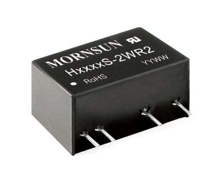 DC-DC UP CONVERTER DIL I=12V O=15V 2W H1215S-2WR2