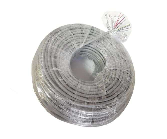 SIGNAL CABLE 6PAIR INDIV & OVERALL SCREEN 0.22-100M/R H166P22-GY