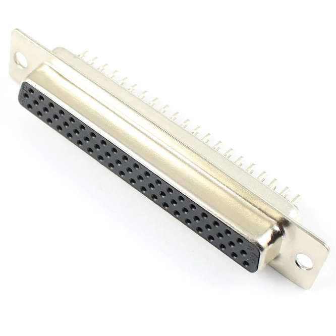 50W STD D-SUB SOCKET PANEL MNT SOLDER TYPE HDB50PIN