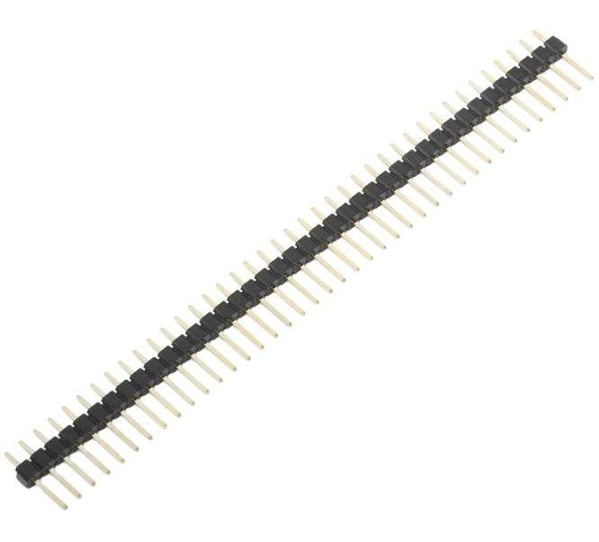 HEADER SIL STR 40W 2.54 TH=12 BRASS TIN PLATED - DEBULK PL2525G01 6.0/3.0-140