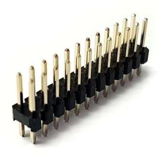 HEADER DIL 24W (2x12) 6x2.54x3mm TH=11.5mm XYZYHO2542S-2X12G(11
