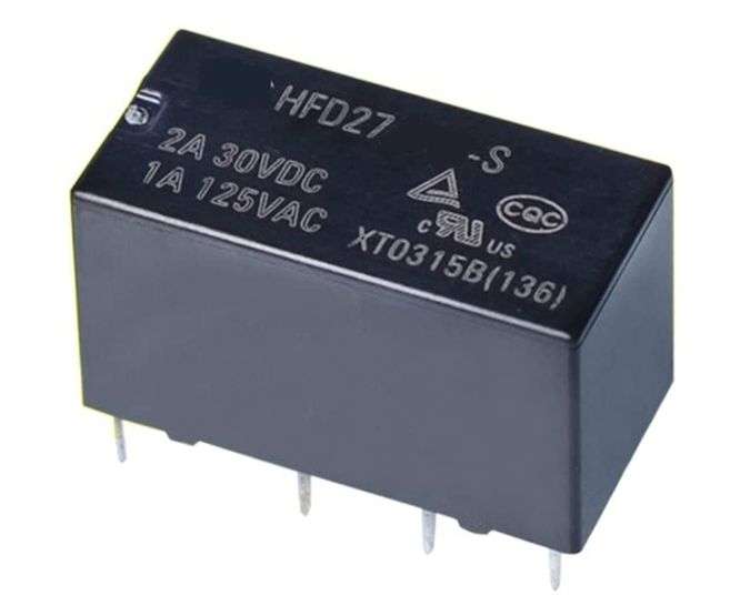 PCB MOUNT RELAY DPDT 2A 24V HFD27/024-S