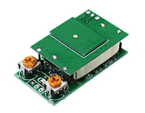 12Vdc MICROWAVE RADAR MOTION DETECT SENSOR 5.8GHz 5Vout ON PCB HFS-DC06