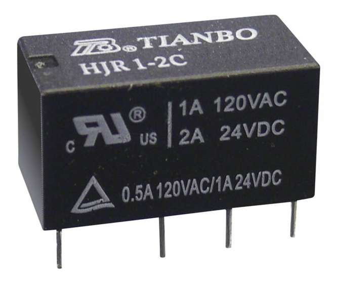 RELAY DPDT PCB 1A 48VDC 8PIN HJR1-2C-D-48VDC-S-ZR