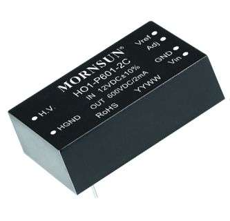 DC-DC CONVERTER DIP I=10.8-13.2VDC O=600VDC 2mA HO1-P601-2C