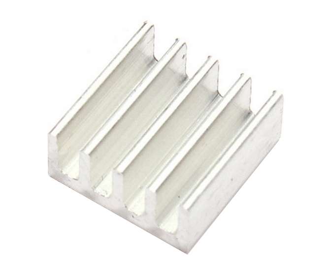 ALUMINIUM HEAT SINK STICK ON 9x9x5mm HS-9*9*5 *DBK*