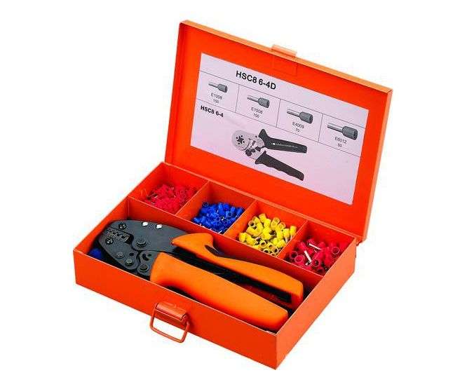 CRIMPER AND BOOTLACE TERMINAL ASSORTMENT HSC816-4D