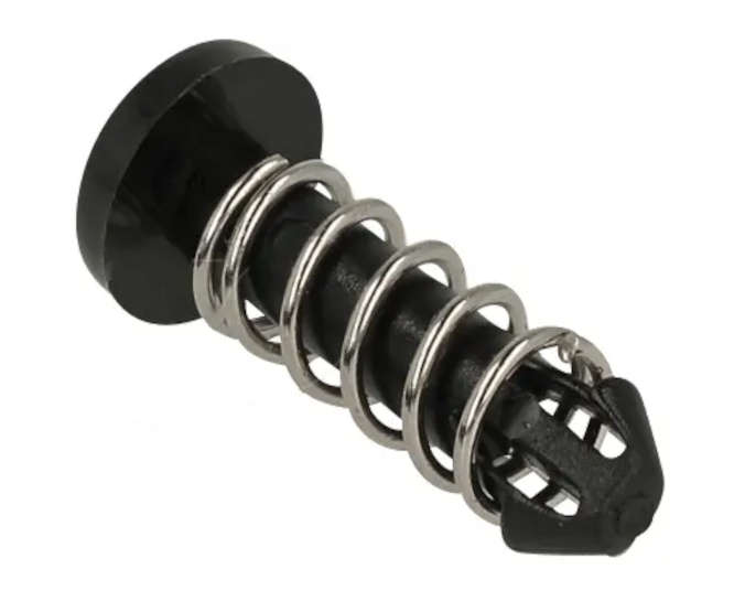 BLACK SNAP-IN PLASTIC RIVET L=8.7mm HSR-6