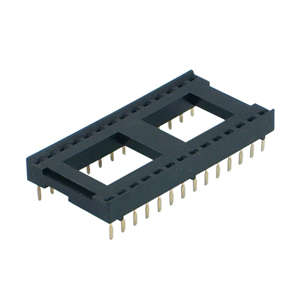 IC SOCKET DIL 0.6 D-LEAF 28W GOLD PLATED ICL-286-S7-G