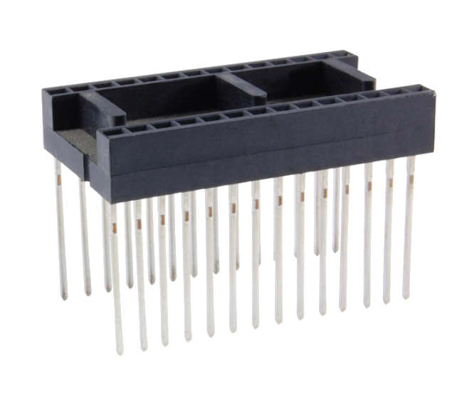 SOCKET DIL 0.6 D-LEAF W/WRAP S24 ICN-246-WB-T
