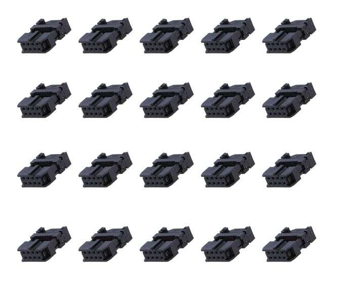 IDC SOCKET 8W WITH STRAIN-RELIEF - 216P/TRAY IDC70-B08DBSOBW01