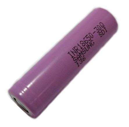 BAT LI-ION CELL 3V6 3000mAHr FLAT TOP INR18650-30Q / 2.