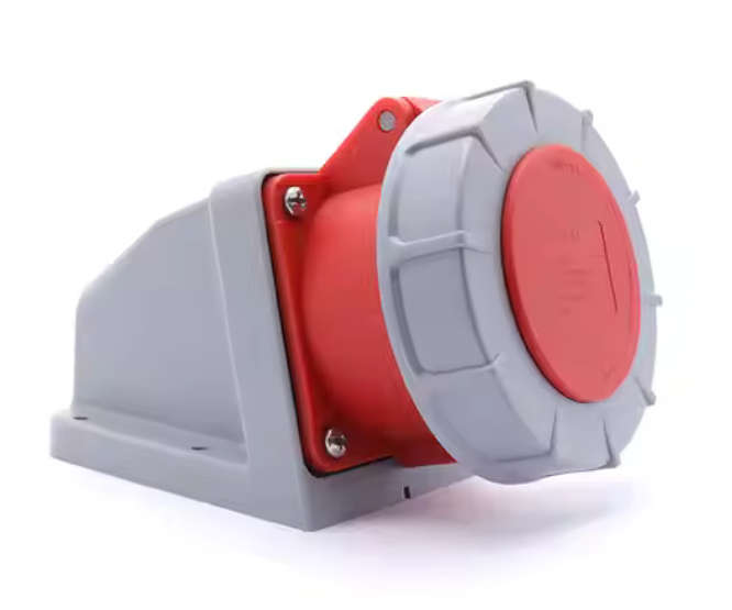 65mm INDUSTRIAL SOCKET IP67 32A 3P+N+E 220VAC IPS-CE-1252