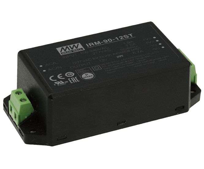 POWER SUPPLY SCREW TERM I=220 O=12V 6A7 90W IRM-90-12ST