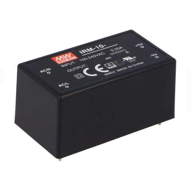 POWER SUPPLY DIP IN=220 OUT=3V3 2A5 10W IRM-10-3.3