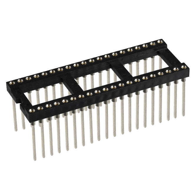 IC SOCKET 0.6 40W TULIP RND WIDE WIRE-WRAP PINS ISM40T1-06-RH-LONG