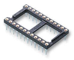 IC SOCKET 0.6 28W TULIP RND WIDE - OPEN ISM28T1-06 *DBK*