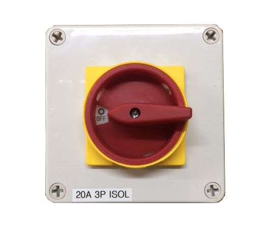 LOCK ISOLATOR 3-P PVC ENC 80A ISO2-3-80-ENC/L