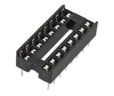 IC SOCKET 0.3 16W STD D-LEAF - 30P/TUBE ISS16T1-03