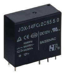 RELAY SPDT 16A 24VDC RECT 8PCB JQX-14FC1-CS16DC24V5