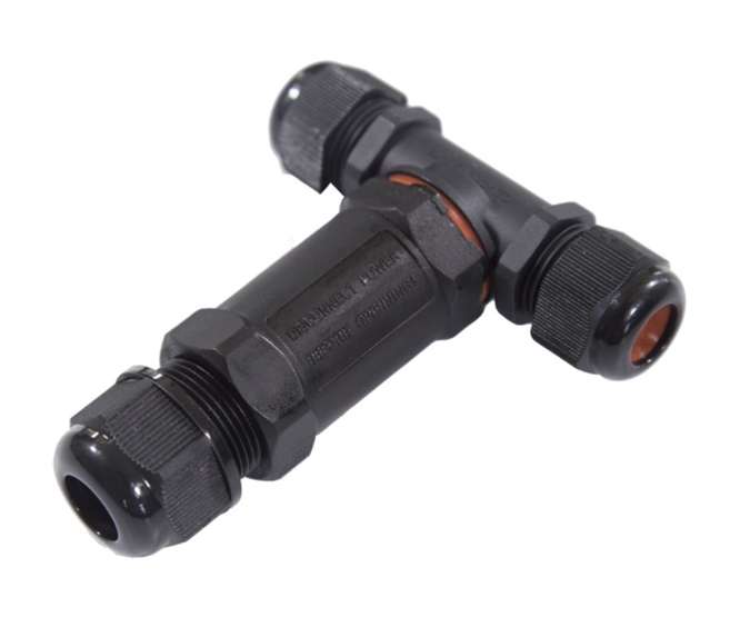 CIRCULAR T CONNECTOR IP68 3W 2.5mm2 16A 400V JW17-T-5X2.5