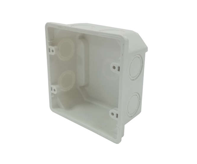 PVC WALL BOX 100x100mm WHITE K0000374