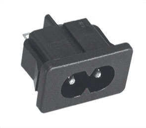 SOCK AC FIG-8 P/M SOLDER K2426 K2426