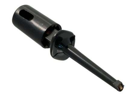 MINIATURE TEST PROBE HOOK ON BLK 40mm K268A-BLK