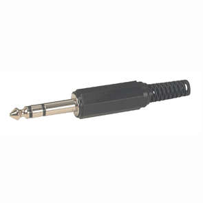 PLUG 6.3 STEREO PLA SLEEVE K303F