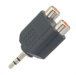 ADAP 3.5 PLUG STER-RCAx2 SOCK  K32603
