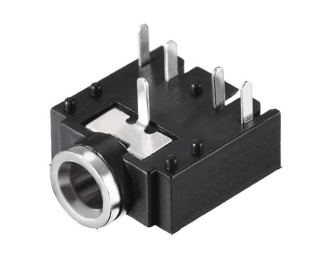 SOCKET 3.5 STEREO CC R/A PCB 3P K3610A