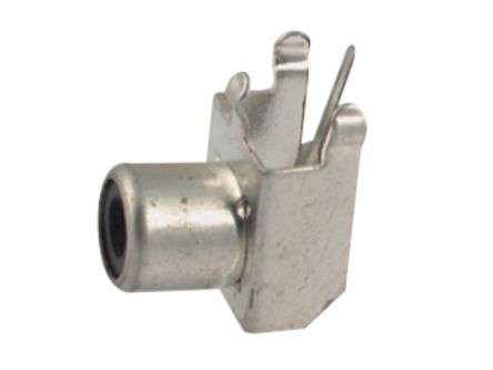 SOCKET RCA R/A BLACK PCB MOUNT K366F-BK