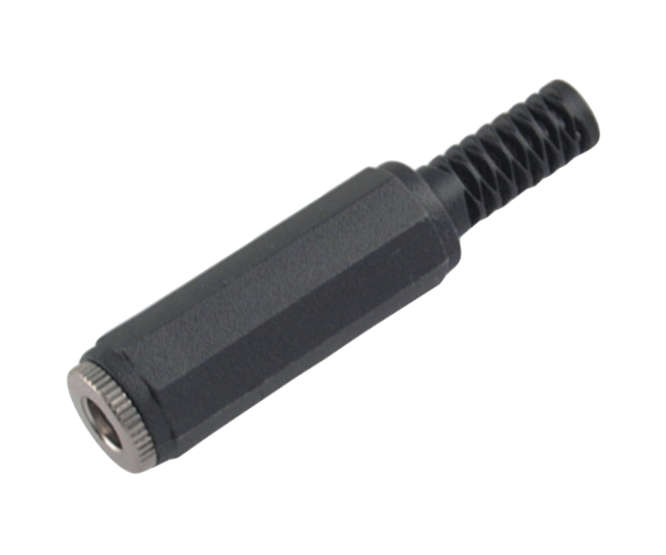 DC-POWER PLUG 2.5mm IN-LINE WITH CABLE PROTECTION K36722B