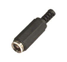 PLUG / JACK DC-POWER 2.5mm IN-LINE SM K36724B