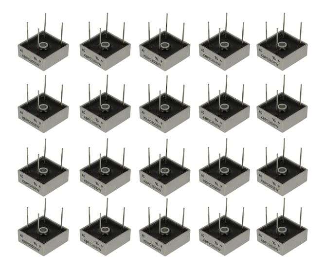 BRIDGE RECT SQR 600V 35A 4PIN - 50/BOX KBPC3506W