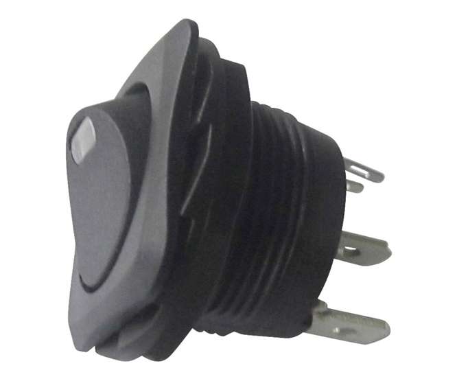 ROCKER SWITCH 10A SPST PANEL MOUNT LED ILLUMINATED KCD1-108-10A